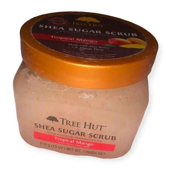 Tree Hut Shea Sugar Scrub Tropical Mango, 18oz, Ultra Hydrating and Exfoliating - Picture 1 of 2